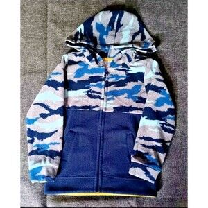 Jacket 4T New Boys Falls Creek Kids hoodie Zip up camouflage print fleece